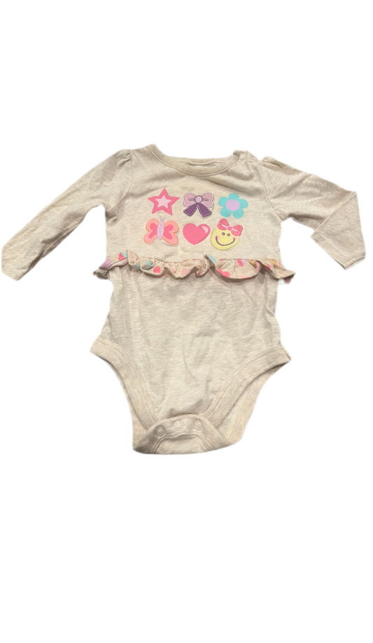 Embroidered Bodysuit 6/9M