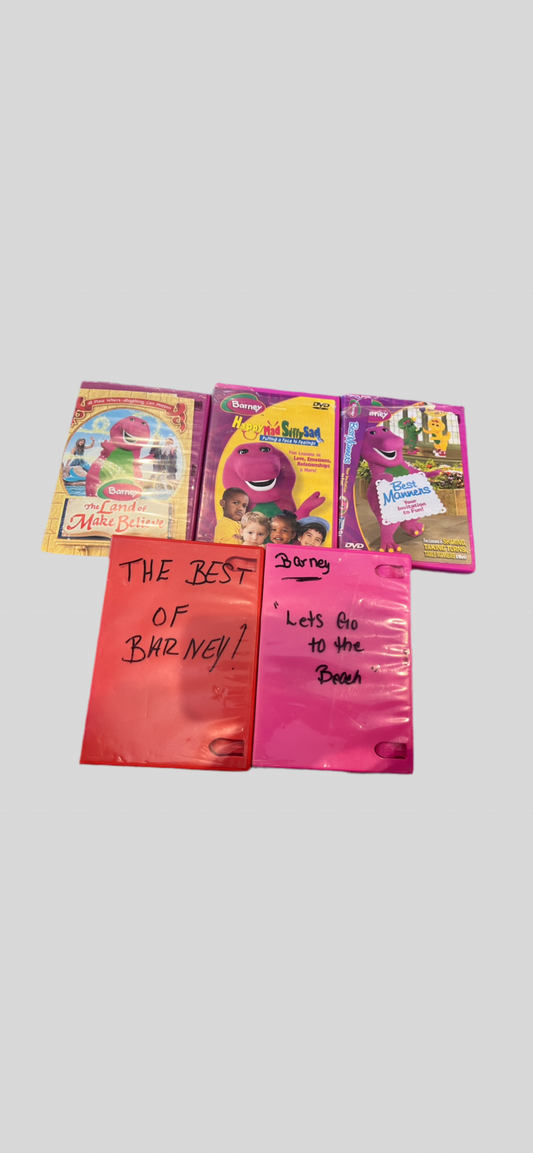 Barney DVDs (not tested)