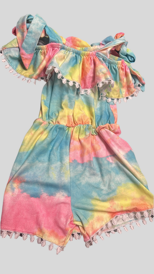 Tye-dye romper 3/4Y