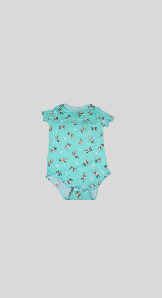 Bamboo body suit 6/12M