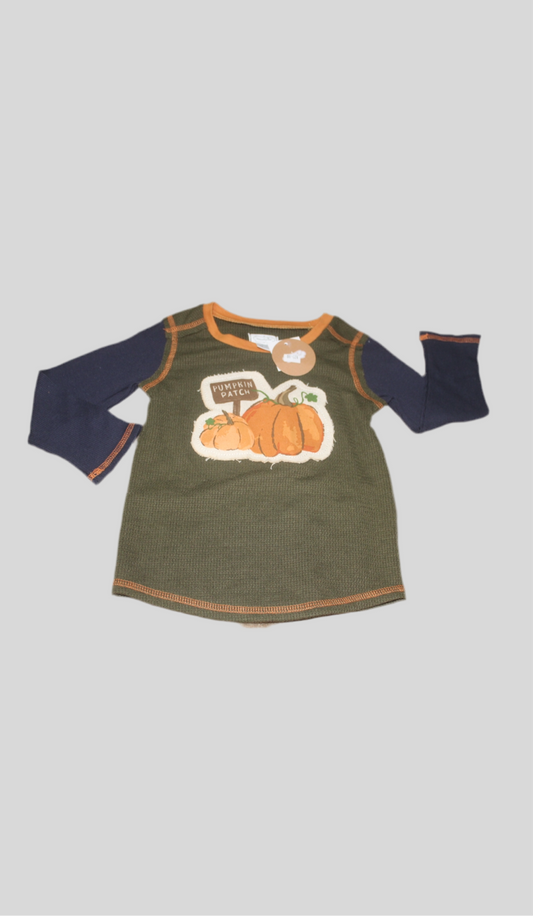 Mudpie LS shirt 12/18M